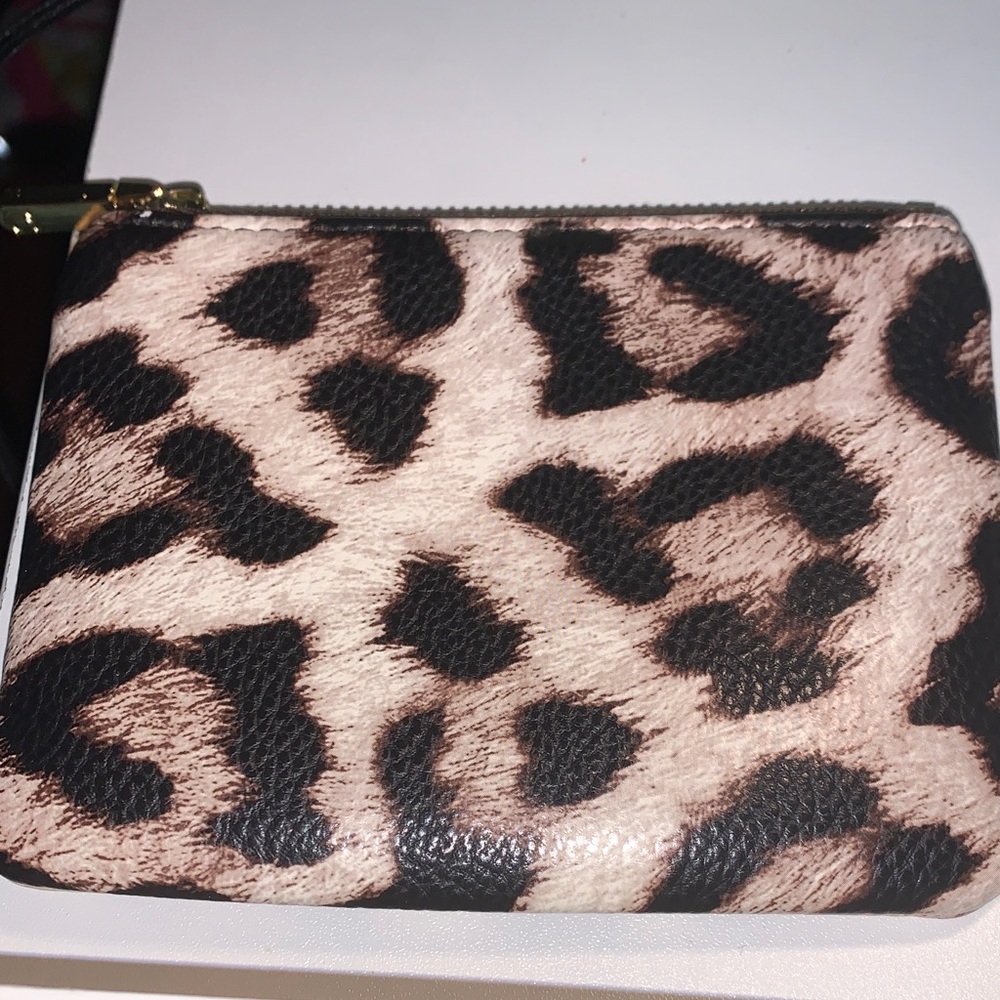 Leopard Print Zip Pouch/wallet